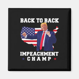 Imán Campeón de impugnación espalda con espalda Trump B