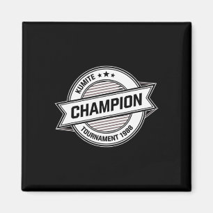 Imán Campeón de Kumite Artes Marciales Kung Fu Karate C