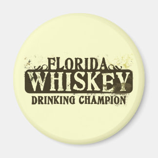 Imán Campeón de la bebida Whiskey de Florida