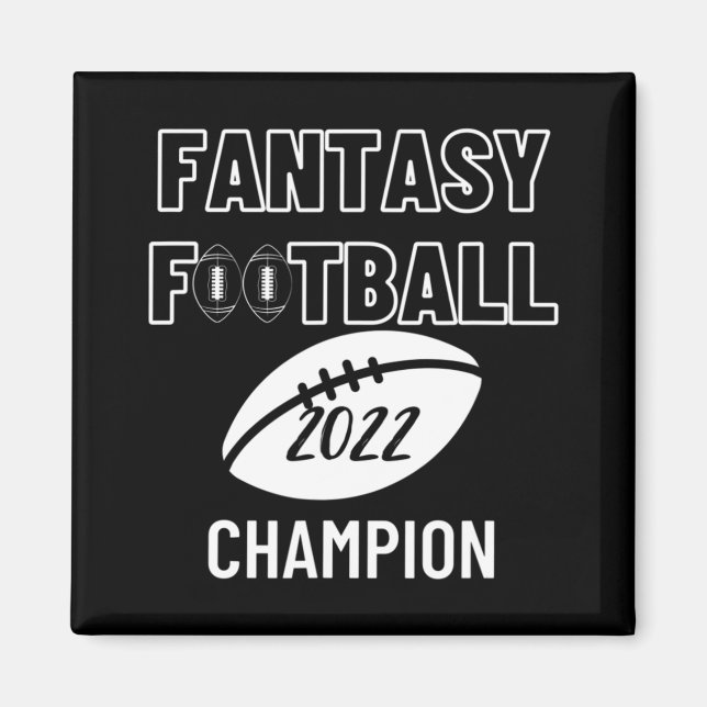 Imán Campeón de la Fantasy Football League 2022 Foot (Frente)