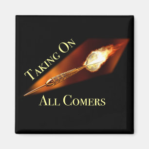 Imán Campeón de los dardos arremetiendo contra todos lo