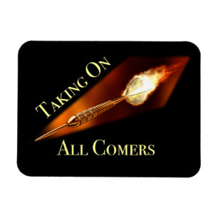 Imán Campeón de los dardos arremetiendo contra todos lo