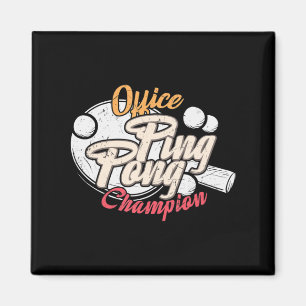 Imán Campeón de Office Ping Pong