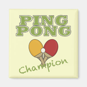 Imán Campeón de Ping Pong
