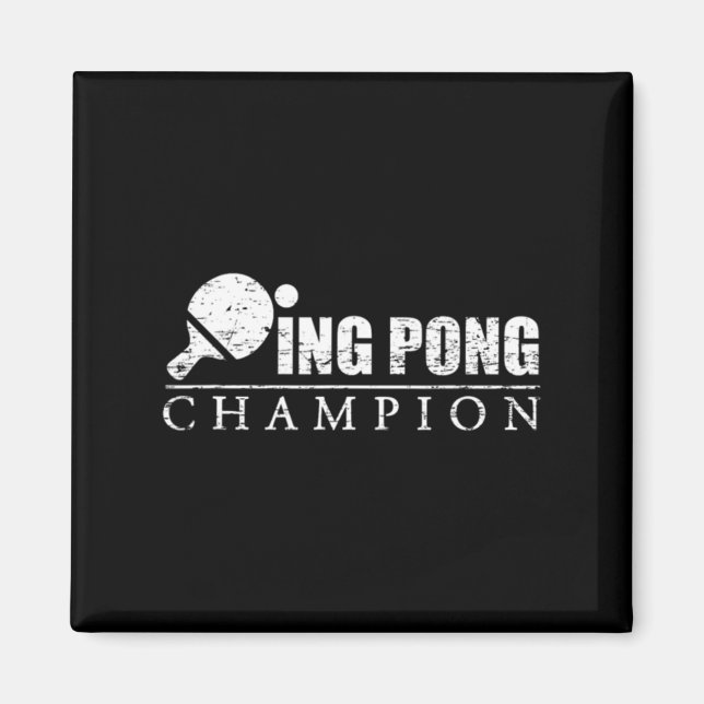 Imán Campeón de Ping Pong (Frente)