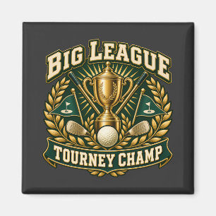 Imán Campeón de Torneo de Grandes Ligas Trofeo de Oro C