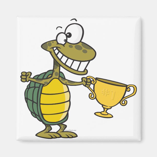 Imán campeón de tortuga tortuga (Frente)