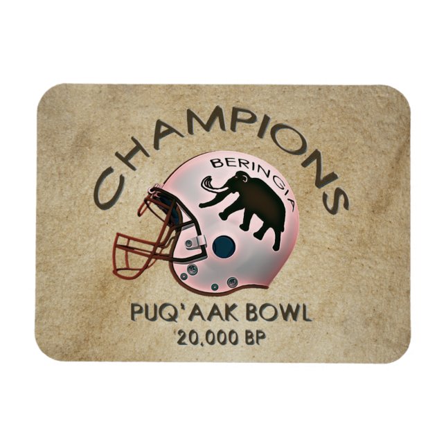 Imán Campeonato Puq'aak de Bowl de la Universidad de Be (Horizontal)