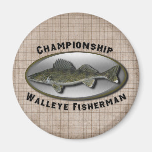 Imán Campeonato Walleye Fisherman
