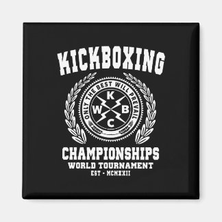 Imán Campeonatos de Kickboxing, Camiseta de Kickboxing,