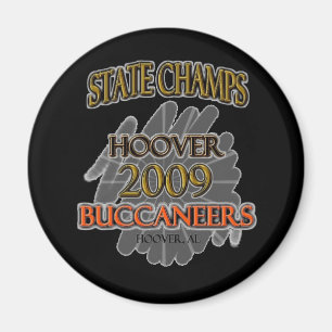Imán ¡Campeones 2009 del estado de Hoover Buccaneers