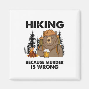 Imán Camper Gift   Hiking Bear Birthday