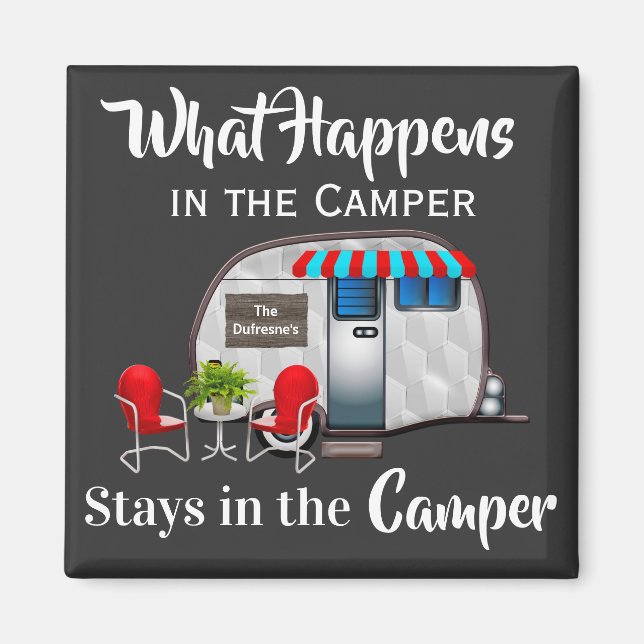 Imán Camper personalizado (Frente)