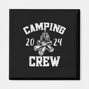 Imán Camper Road Trip Family Mating Group Camping Cre