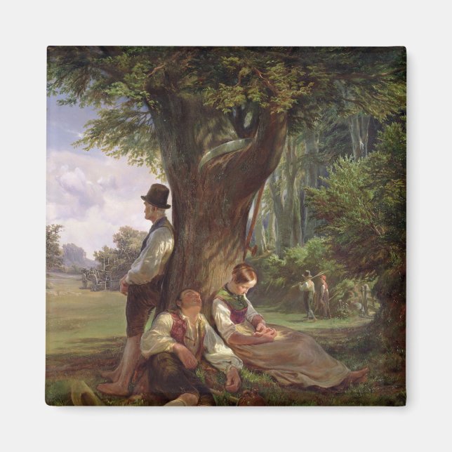 Imán Campesinos con siesta, 1841 (Frente)