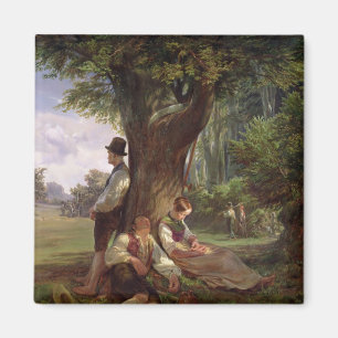 Imán Campesinos que tienen una siesta, 1841