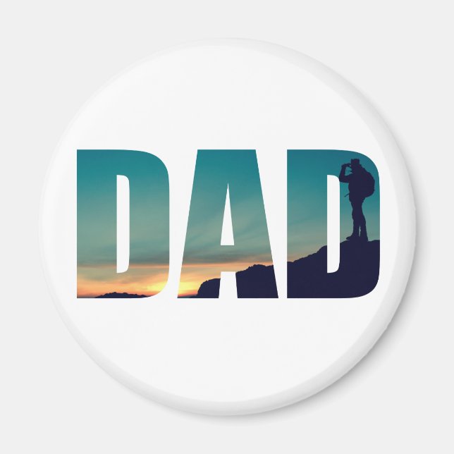 Imán Camping camper y excursionismo (Frente)