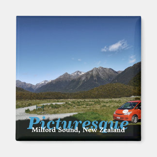 Imán Camping de sonido Milford @ New Zealand Magnet