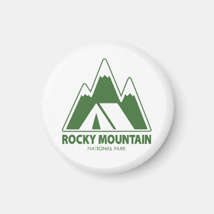 Imán Camping del Parque Nacional de las Montañas Rocky