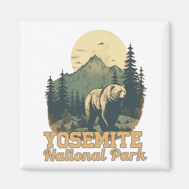 Imán Camping del Parque Nacional Yosemite (Frente)
