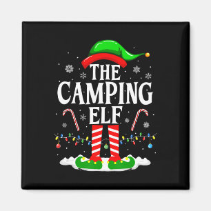 Imán Camping Elf Xmas Divertido Grupo C