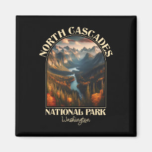 Imán Camping en el Parque Nacional North Cascades en ot