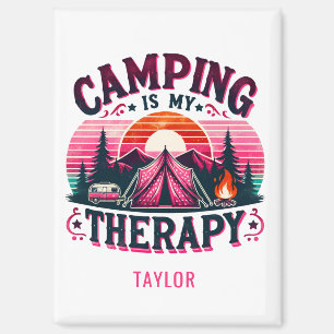 Imán Camping Es Mi Terapia