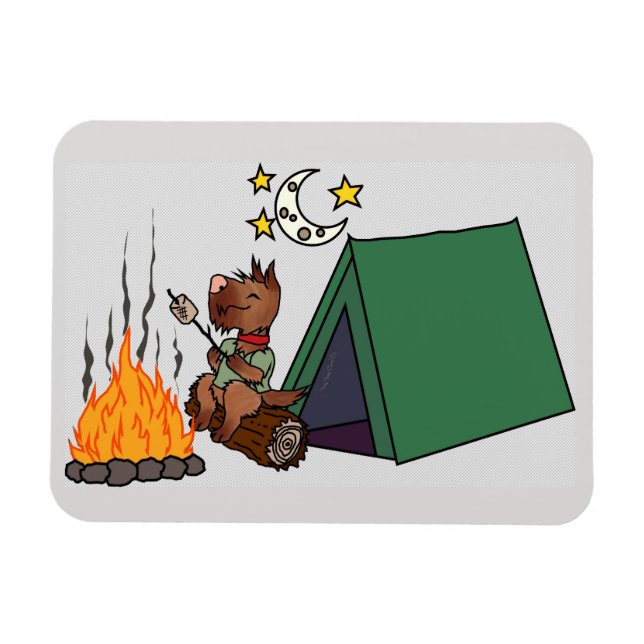 Imán Camping Escocés (Horizontal)