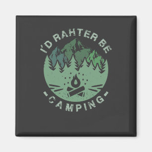 Imán Camping - I'D Rather Be Camping