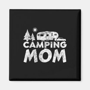 Imán Camping Mom Shirt 5ª Rueda Camper Rv Vacation Gif