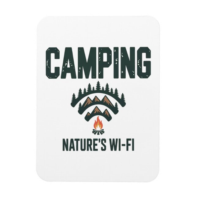 Imán Camping Natures Wifi (Vertical)