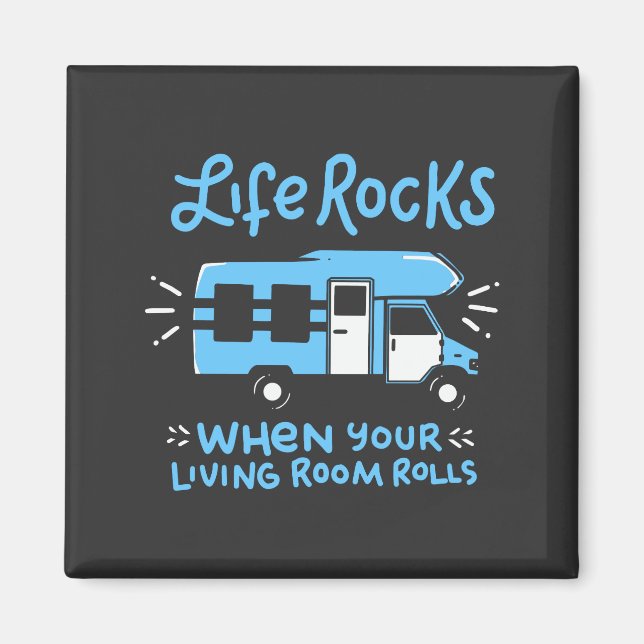 Imán Camping - Rocas de vida (Frente)