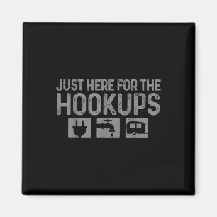 Imán Camping Rv Caravan Motorhome Justo Aquí Para El Ho