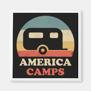 Imán Camping Vintage