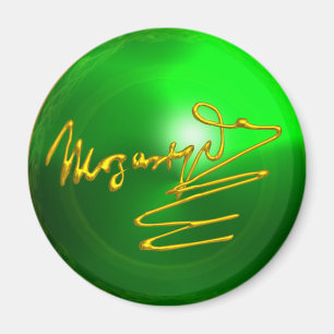 Imán CAMPO A MOZART Gold Signature de Composer Green