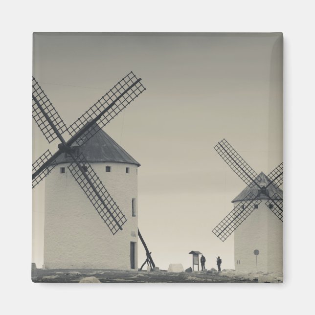 Imán Campo de Criptana, antiguos molinos de viento de L (Frente)