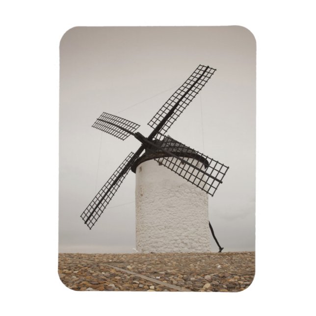 Imán Campo de Criptana, molinos de viento antiguos de L (Vertical)