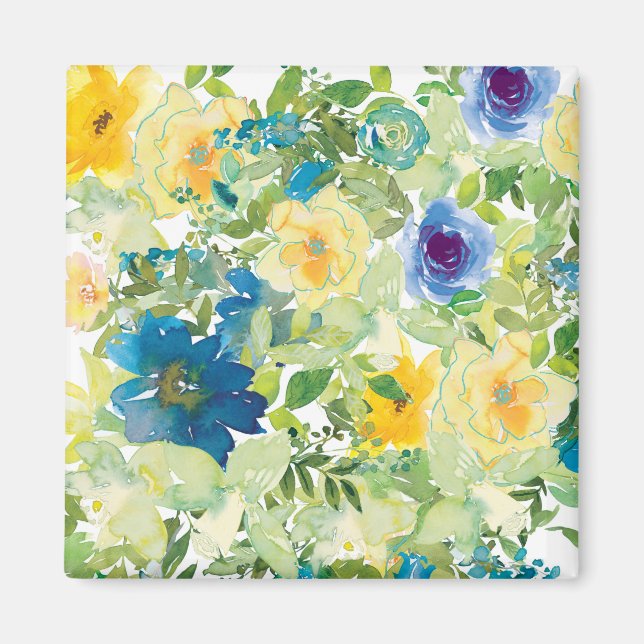 Imán Campo de flores (Frente)