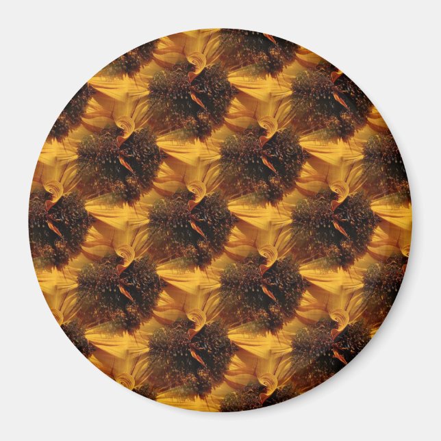 Imán Campo de girasoles... (Frente)