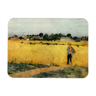 Imán Campo de grano (por Berthe Morisot)
