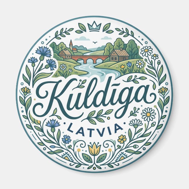 Imán Campo de Kuldīga Letonia (Frente)