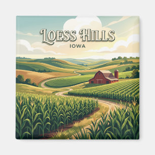 Imán Campo de las colinas de Loess Oakland Iowa