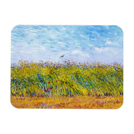Imán Campo de trigo con una larva de Vincent Van Gogh