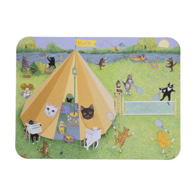 Imán Campo de vacaciones (Horizontal)