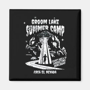 Imán Campo de verano del lago Groom - Área divertida 51