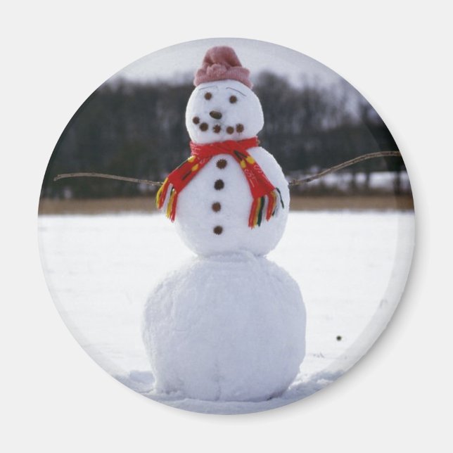Imán Campo Snowman (Frente)