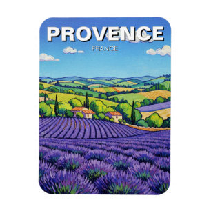 Imán Campos de Lavanda de Provenza Francia Viajes