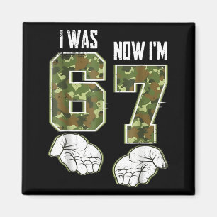 Imán Camuflaje 7 Cumpleaños I Era 6 Ahora Soy 7 67 Dive