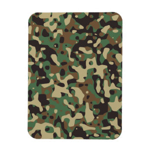 Imán Camuflaje de bosque