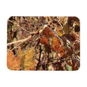 Imán Camuflaje de Bush del bosque otoño